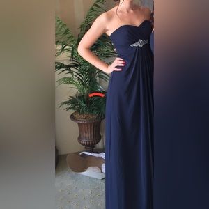 Navy bridesmaid dress